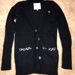Abercrombie - long cardigan sweater